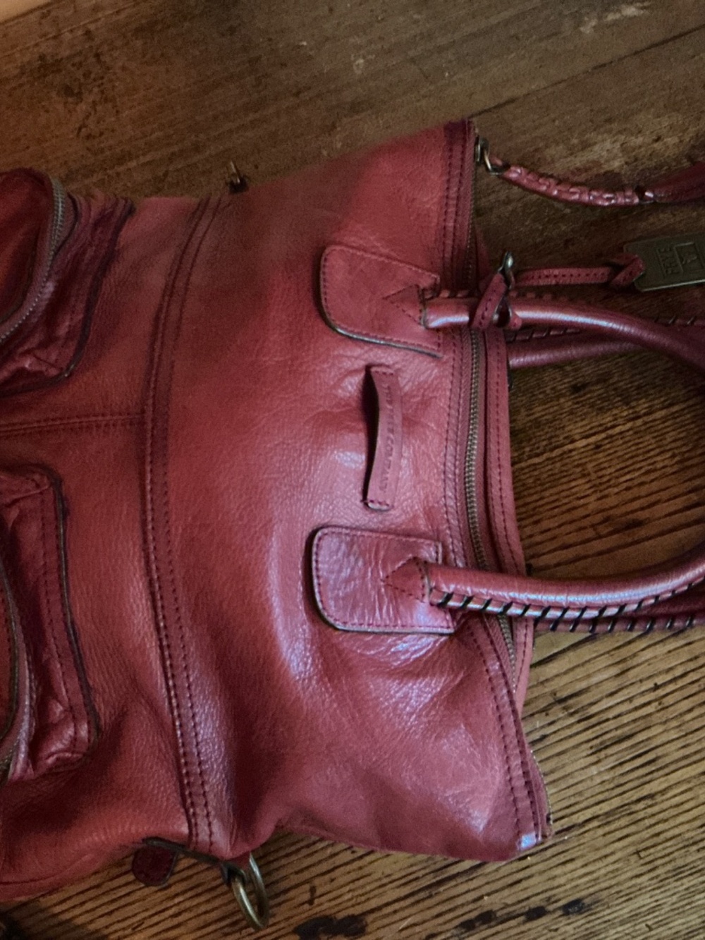 Frye Red Leather Crossbody - Picture 4 of 11